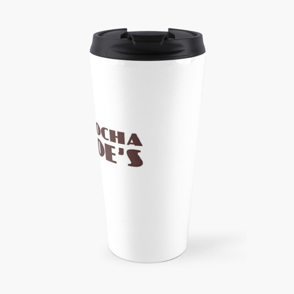 Insulated Travel Coffee Mug Mocha Joe's Coffee Shop Stainless Steel Cup Tumbler 17oz