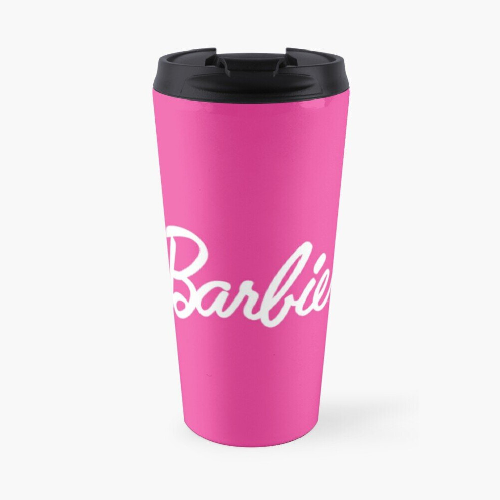 Insulated Travel Coffee Mug Barbie logo Stainless Steel Cup Tumbler 17oz