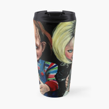 Insulated Travel Coffee Mug Chucky Tiffany Stainless Steel Cup Tumbler 17oz
