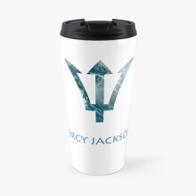 Insulated Travel Coffee Mug Percy Jackson- Trident Stainless Steel Cup Tumbler 17oz