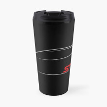 Insulated Travel Coffee Mug Ford Fiesta ST Vector Stainless Steel Cup Tumbler 17oz
