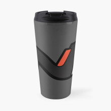 17oz Hyundai N Performance Logo Insulated Travel Mug - Double-Wall Stainless Steel, Ceramic Interior, Leak-Proof Flip Lid, Fits Cup Holders