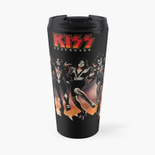 Insulated Travel Coffee Mug KISS - 1976 Destroyer Stainless Steel Cup Tumbler 17oz
