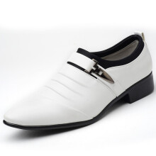 Men's Casual Shoes Classic Metal Buckle Leather Shoes Comfortable Business Dress Shoes Man Loafers Plus Size 38-48