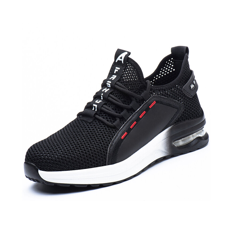 Flying Woven Anti-Smashing Shoes Low-Cut Light Steel Toe Cap Work Labor Shoes Anti-Puncture Safety Shoes 885661374062