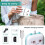 Mini Printer,Portable Pocket Printer,Bluetooth Wireless Smart Thermal Inkless Printer,Smartphone Photo Printer,Blue 7
