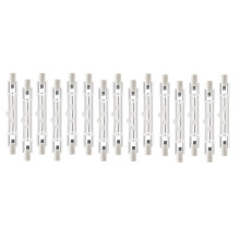 15 Pack R7S 118mm 300W 230V,R7S Halogen Linear Light Bulb,Dimmable Halogen Lamp for Construction Work Landscape Lighting
