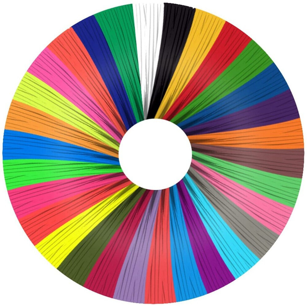 3D Pen Filament Refills 30 Colors,3D Pen Filament PLA 1.75mm,Non-Toxic, Smooth Printing Refills