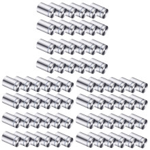 150 Packs Sign Standoff Screws Advertising Screws Stainless Steel Wall Standoff Mounts Glass Acrylic Nail (1/2 x 1 Inch)