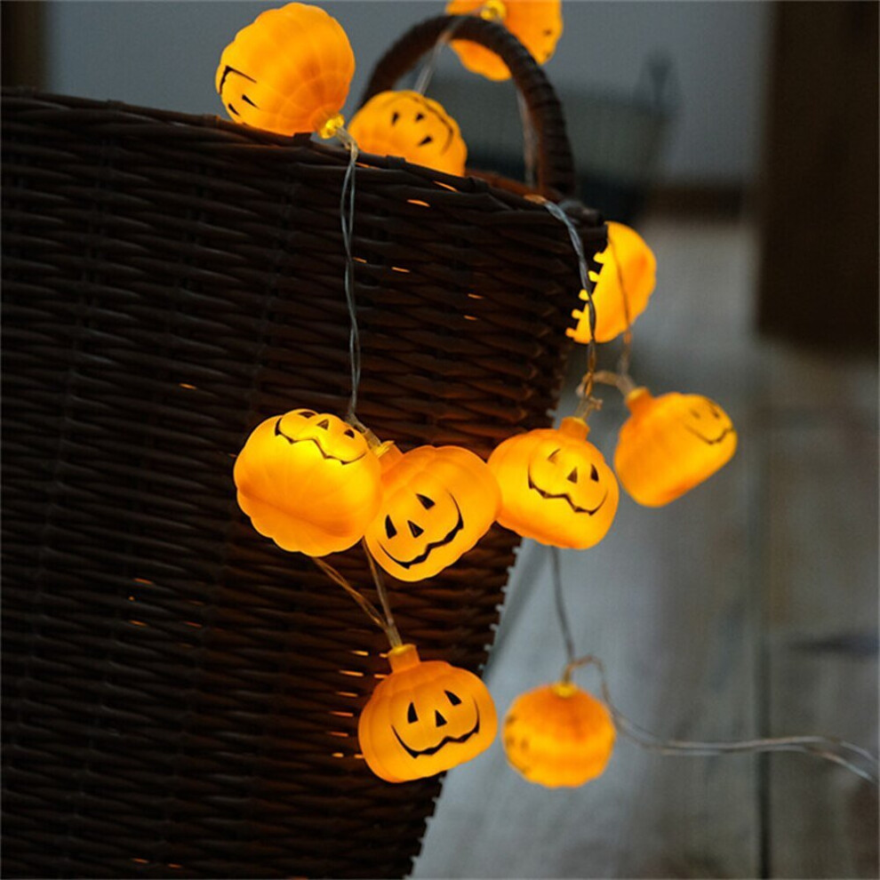 Halloween Pumpkin LED String Lights Garden Home Party Decoration Holiday String Light Halloween Lights 1pcs 1.5m 10leds-image-OPC-PBT7P65-NEW