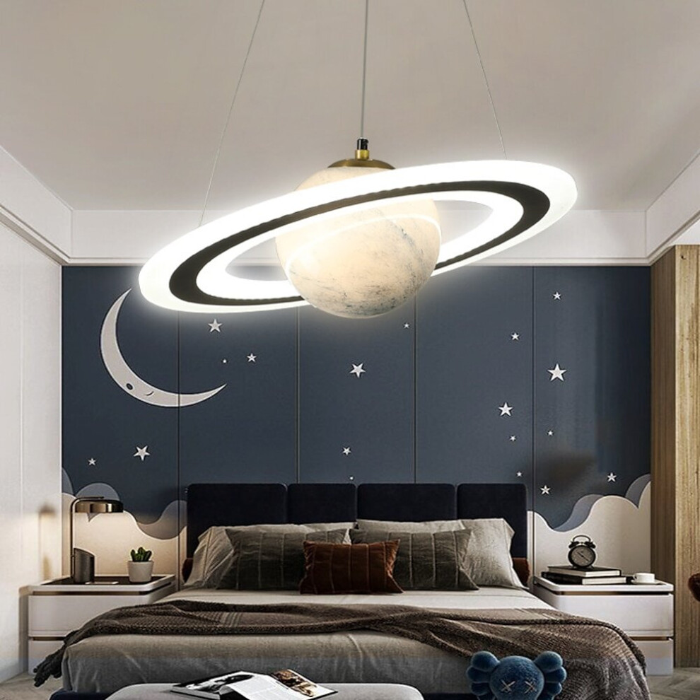 LED Pendant Light Planet Design 45 cm Lantern Desgin Bedroom Light Metal Painted Finishes Modern 220-240V 110-120V-image-OPC-PBT7NV8-NEW