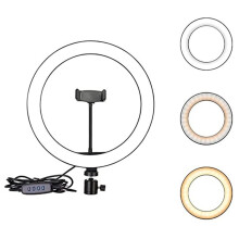 2pcs 1pcs 26cm 10inch LED Selfie Ring Light Dimmable LED Ring Lamp Photo Video Camera Phone Light ringlight For Live YouTube Fill Light