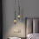 5cm Pendant Lantern Design Pendant Light Copper Brass Modern 220-240V 4
