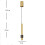 5cm Pendant Lantern Design Pendant Light Copper Brass Modern 220-240V 8