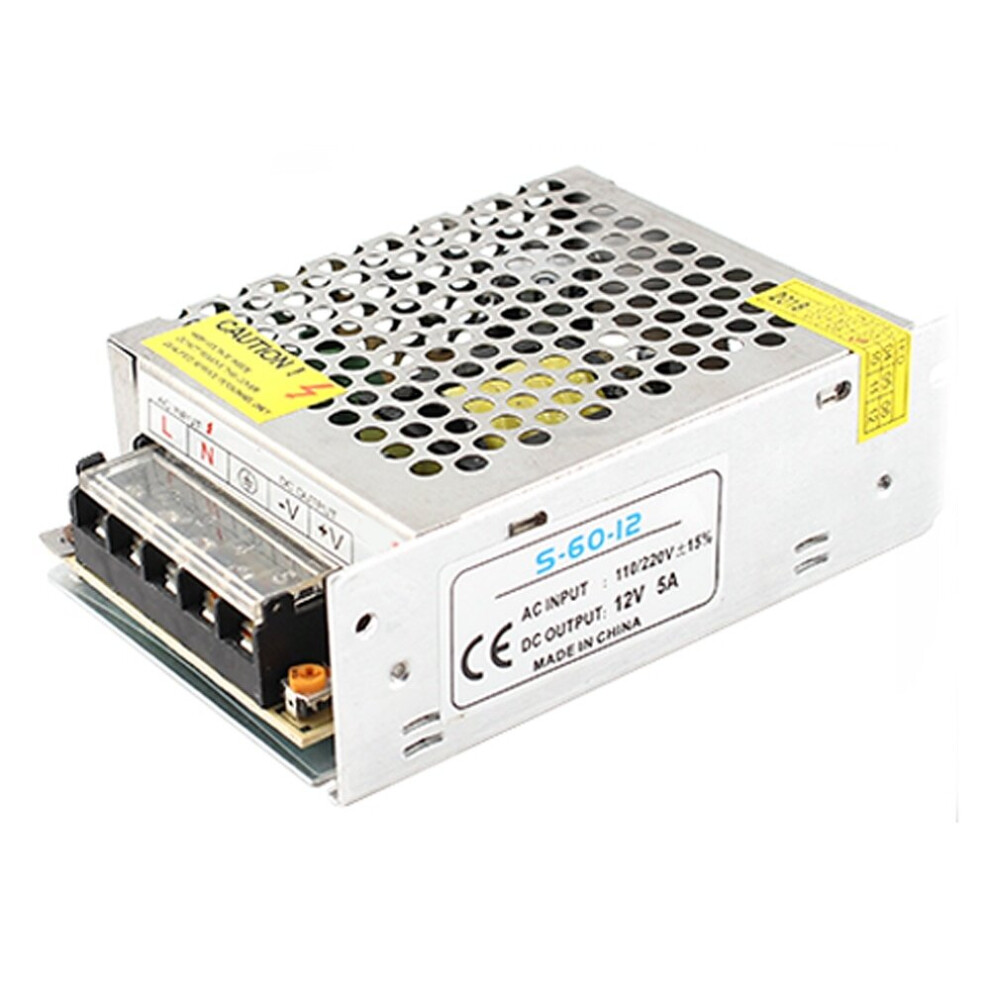 1Pc Light Strip Light String Video Monitoring Switching Power Supply Input Ac85-265V Output 12V 60W 9146778092579