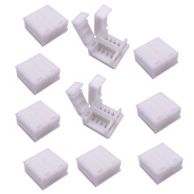 10PCS Waterproof 4 pin RGBLed Strip Connector for 5050 RGB Led Strip Lights