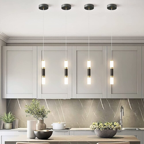 LED Pendant LIghts 2-Light Modern Kitchen Island Dimmable LED