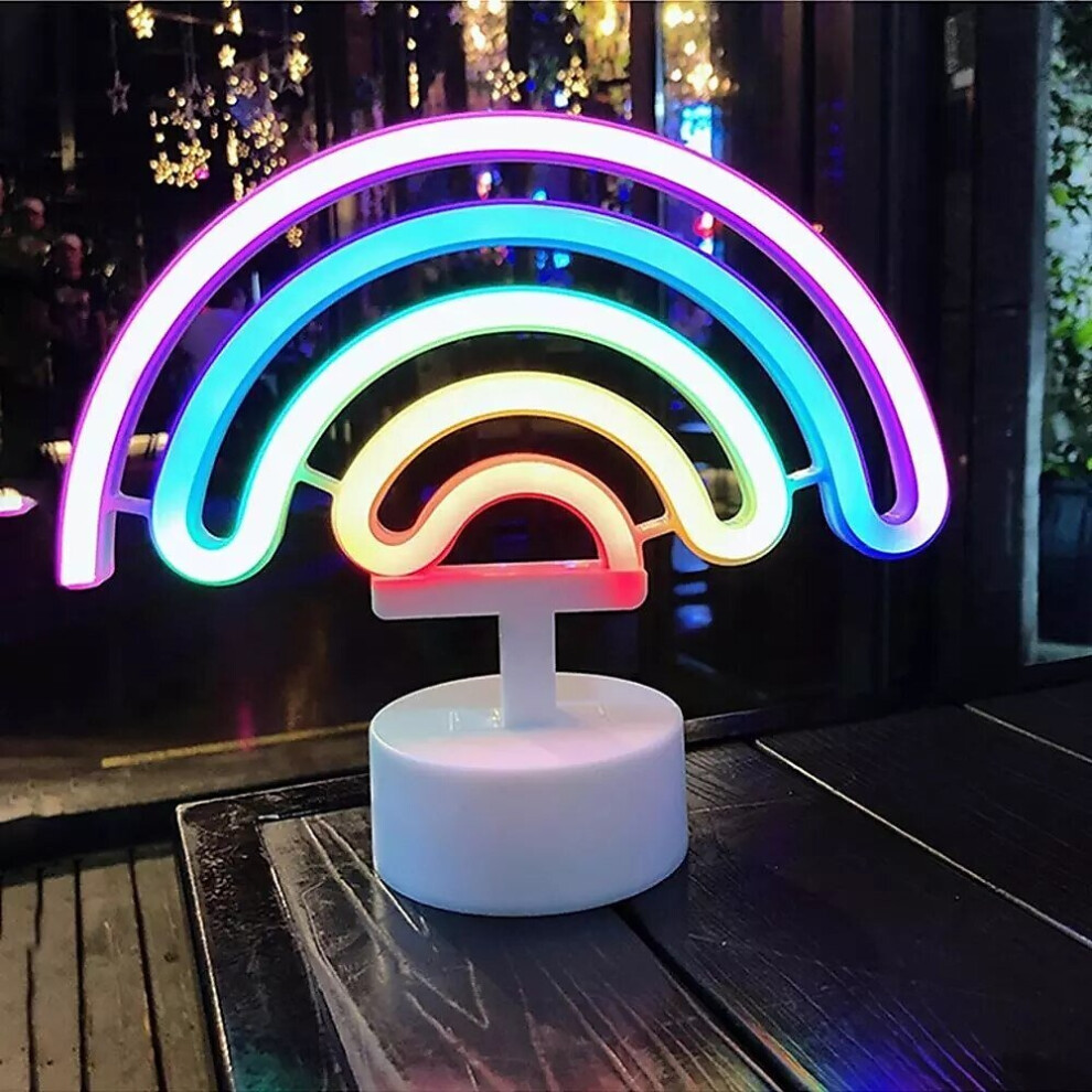 Neon LED Night Light USB or Battery Powered Rainbow LED Neon Light Christmas Wedding Room Home Decoration Neon Sign LED Table Lamp-image-OPC-PBT7Q6M-NEW