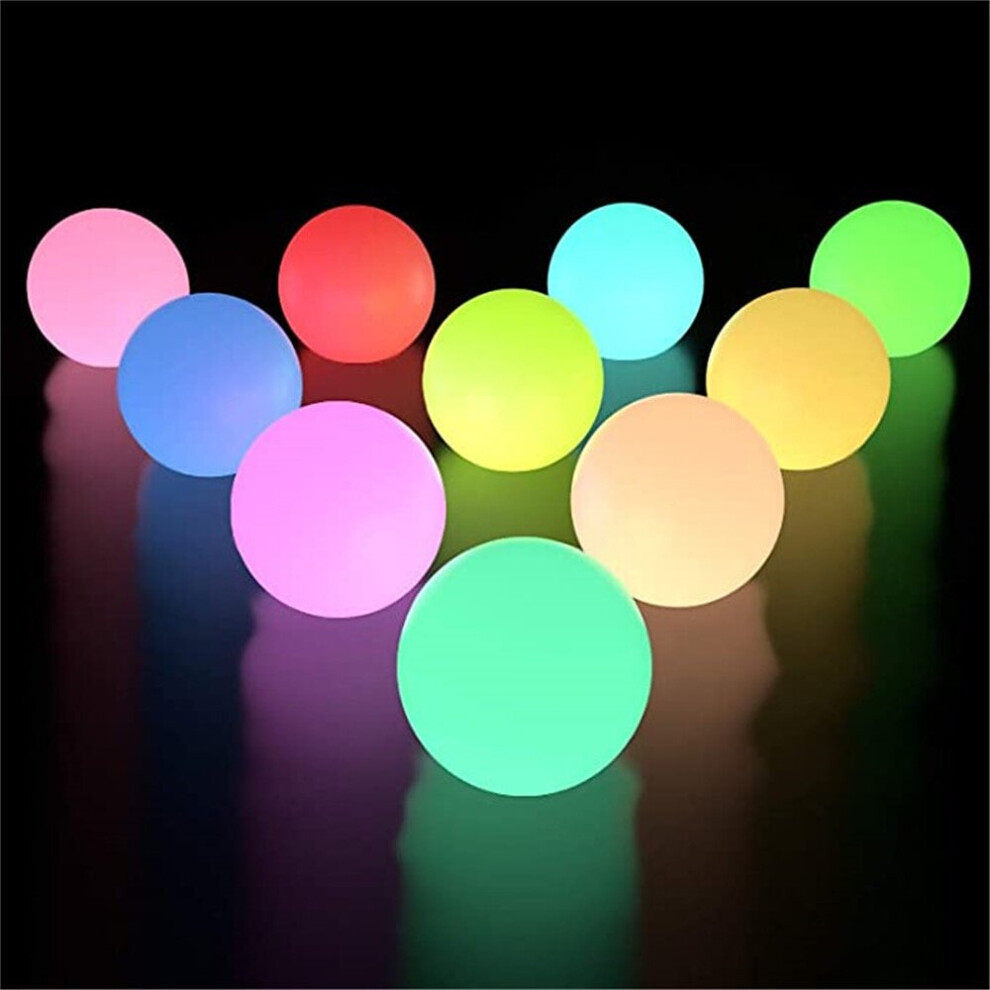 Perfet Floating Pool S 6Pcs 2Pcs 16 Color Changing Rgb Led Ball S Ip67 Waterproof 7.8Cm Hot Tub Night S Pool Toys Light