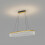 LED Chandeliers Line Design 100cm Dimmable Rectangle Black/Gold Chandeliers 9