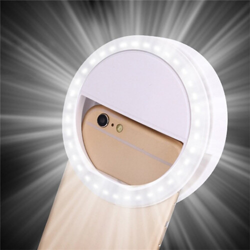 LED Smart Light 3 Modes Dimmable Selfie Light AAA Batteries Powered 1pc 1