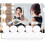 LED Makeup Vanity Lights Stick on Mirror with 10 dimmable Bulbs USB 4.6m 15ft Cable White 5