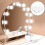 LED Makeup Vanity Lights Stick on Mirror with 10 dimmable Bulbs USB 4.6m 15ft Cable White 1
