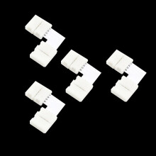 4pcs 4-Pins Solderless Connector For 10MM 5050 RGB LED Strip Lights