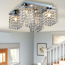 LED Chandeliers Dimmable Ceilling Lights 30cm Modern Luxury Circle Design 150cm Gold Crystal for Home Interiors Kitchen Bedroom Creative Lamp Light