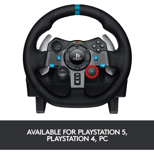 Logitech Logitech G29 Driving Force Racing Wheel and Floor Pedals PS5, PS4, PC, Mac - Black 2