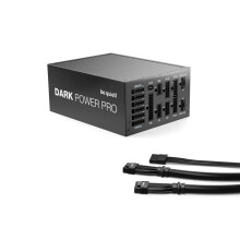 Wees stil! 1300W Dark Power Pro 13 PSU, volledig modulair, 80+ Titanium, ATX 3.0, PCIe 5.0 Volledig digitale besturing, actieve gelijkrichter, OC Key