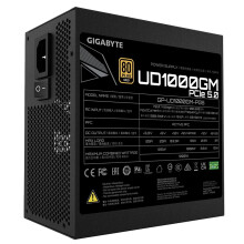 GIGABYTE UD1000GM PG5 1000W zdroj ATX 3.0, 80 PLUS Gold, plne modulárny, UK Plug, PCIe Gen 5.0