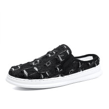 Sneakers men Half slippers comfortable Canvas shoes men Linen shoes espadrilles male Shoes