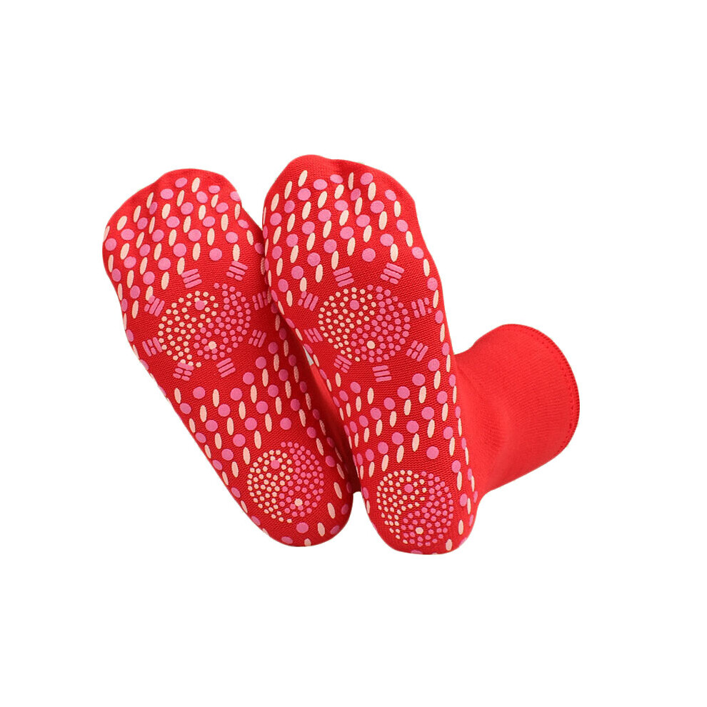Multicoloured Self Heated Thermal Socks Insoles For Women Men Winter Shoes Tourmaline Magnetic Therapy Foot Warmer Massage Heating Sock Unisex