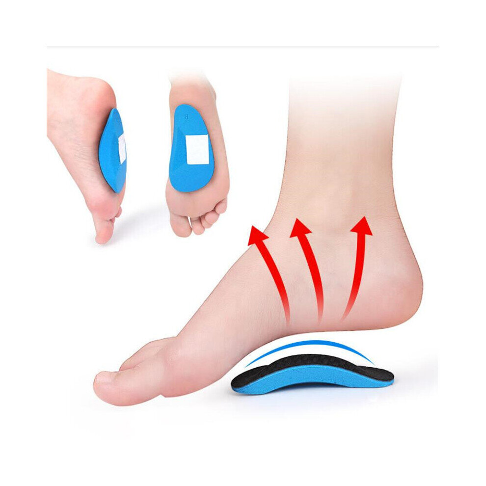 Multicoloured Arch Pad Support Insoles For Flat Foot Correction Orthopedic Insole High Arch Cushioning Plantar Fasciitis Pain Relief Foot Pads