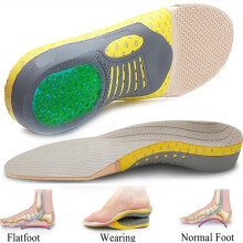 Orthopedic Insoles Orthotics Flat Foot Health Sole Pad For Shoes Insert Arch Support Pad For Plantar fasciitis Feet Care Insoles