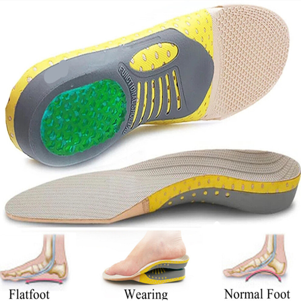 Orthopedic Insoles Orthotics Flat Foot Health Sole Pad For Shoes Insert Arch Support Pad For Plantar fasciitis Feet Care Insoles