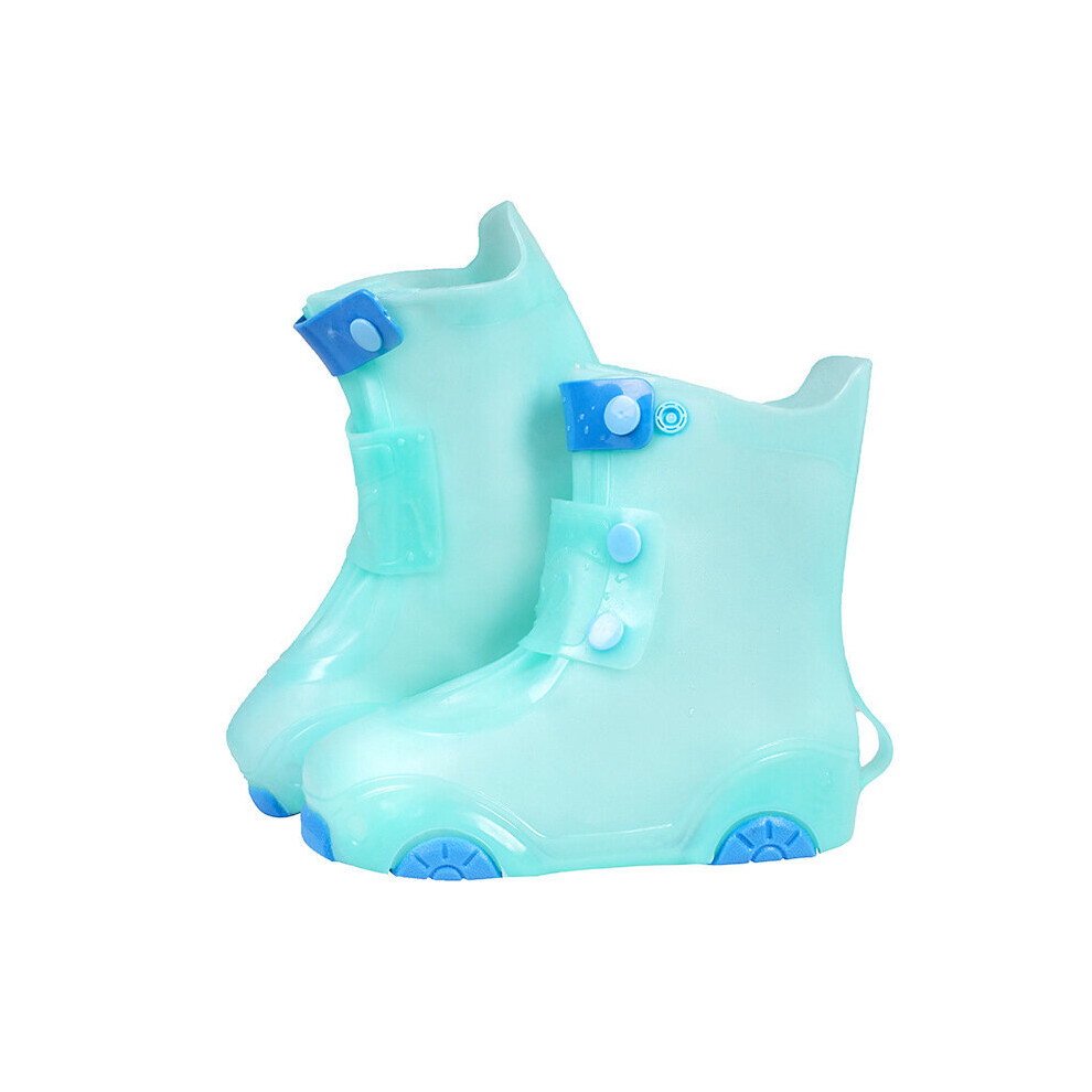 Baby Kid Thicken Automobile Style Waterproof Shoe Cover Shoes Travel Children's Rain Boots Cover Accessories