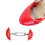 2Pc Portable Mini Shoes Stretchers Adjustable Shoe Support Solid Red Shoe Expander Width Extender Shoe Tree Keeper Shoe Care Kit 3
