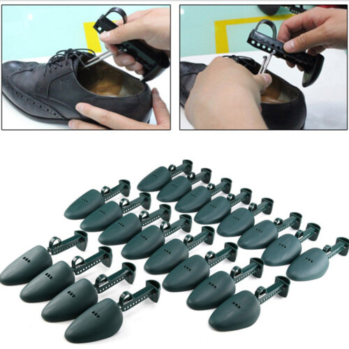 1 Pair Adjustable Shoe Stretcher Durable Solid Shoe Tree Unisex Plastic Boots Shoe Keeper Expander Extender Shoes Support 2