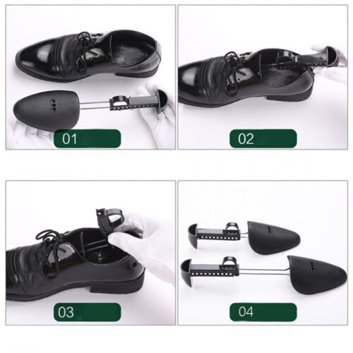 1 Pair Adjustable Shoe Stretcher Durable Solid Shoe Tree Unisex Plastic Boots Shoe Keeper Expander Extender Shoes Support 1