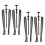 4Pcs Knee High Boots Stand Holder Womens Automatic Boot Shoe Tree 11.42'' 4