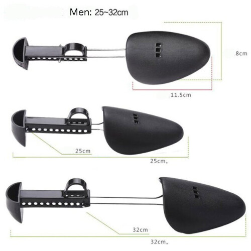 1Pair Unisex Adjustable Plastic Boots Shoe Stretcher Durable Solid Shoe Tree Expander Extender Shoes Support Keeper
