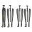 4Pcs Knee High Boots Stand Holder Womens Automatic Boot Shoe Tree 11.42'' 6