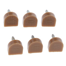 6pack Women High Heel Tips Taps Shoe Dowels Protector Pads Rubber Heel Taps