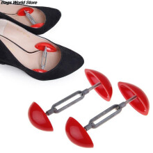 2PCS/lot Adjustable Women Plastic Shoes Keepers Support Care Stretcher Shoe Shapers Mini Shoe Trees Shoes Extender Expander
