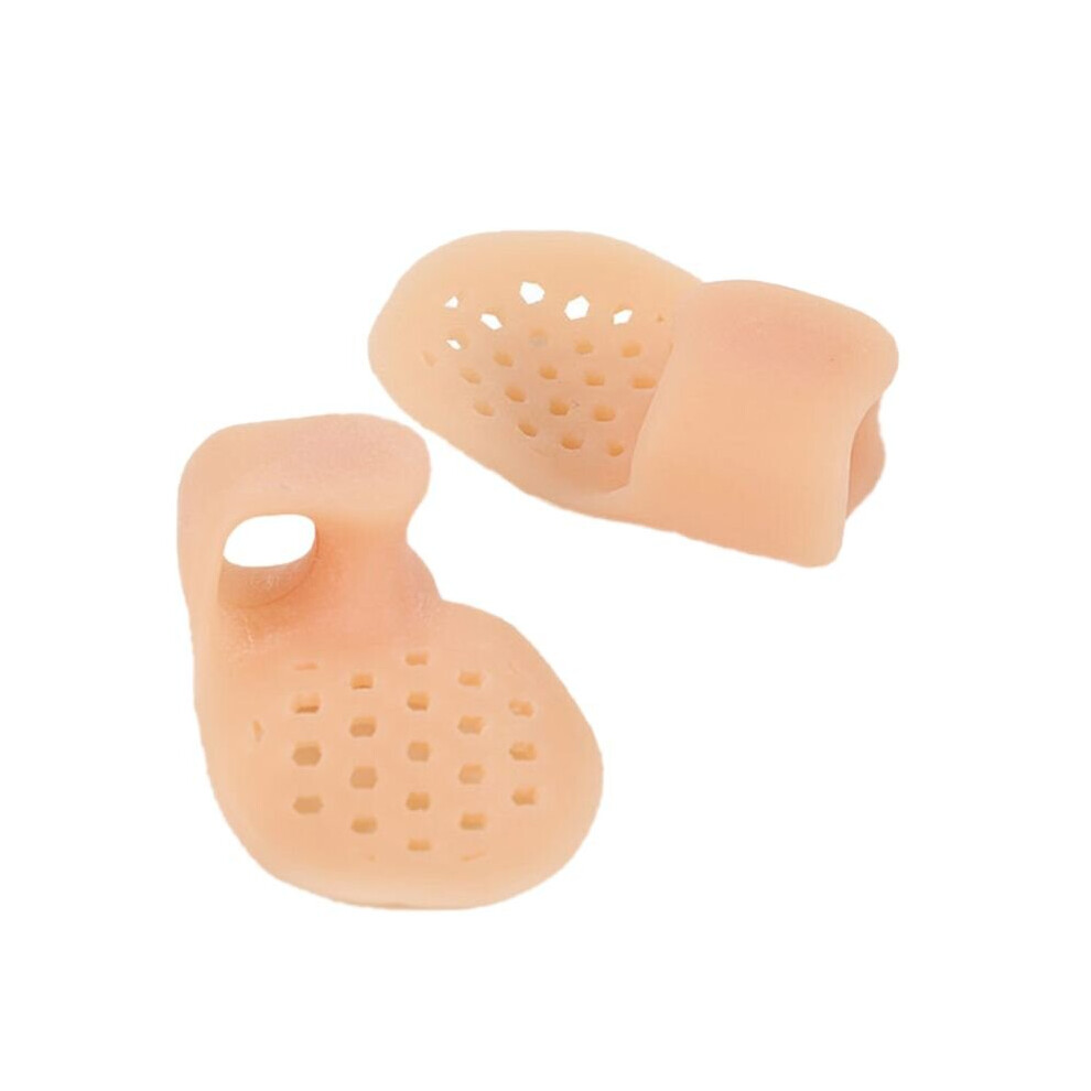 2pcs Toe Separator Small Finger Thumb Silicone Bunion Foot Care Protector Valgus
