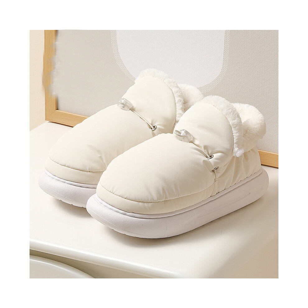 Chunky Women's Snow Boots Winter Warm Down Waterproof Female Ankle Boot With Fur Non-Slip Candy Cotton Shoes Woman