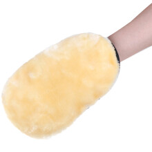 23x18cm Shoe Care Kit Waterproof Cloth Gloves Coral Fleece Velvet Cleaning Sponge Wash Gloves 1 Pcs