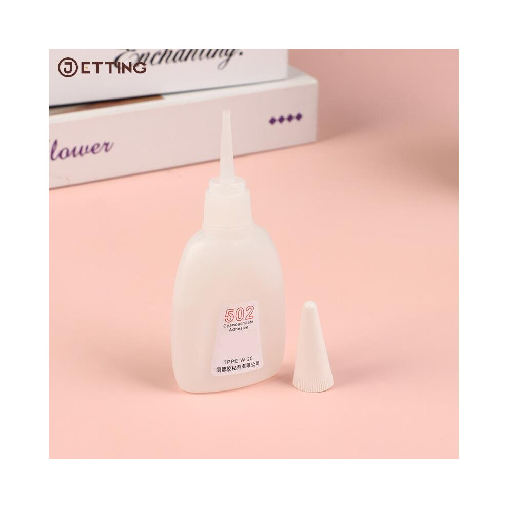 1Pc 30G 502 Glue Instant Quick Dry Cyanoacrylate Strong Adhesive Quick Bond Leather Rubber Metal Office Supplies Fast Glue 885661588179